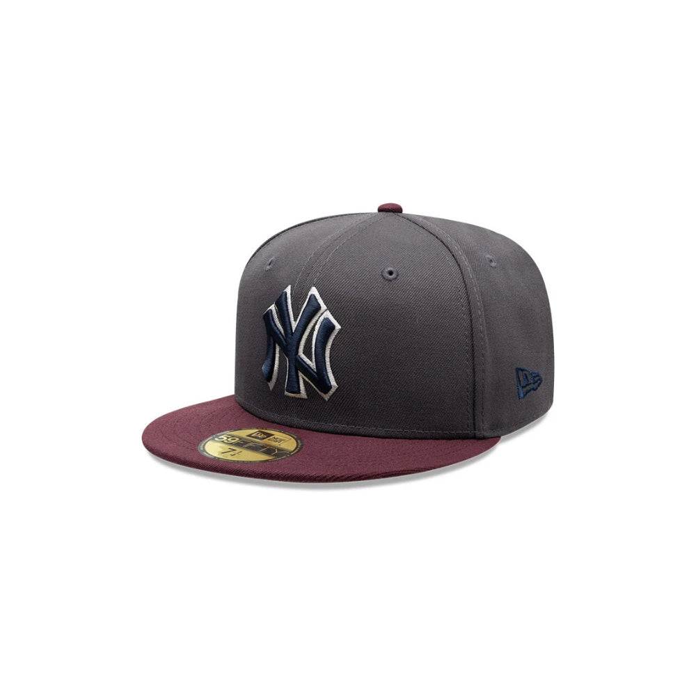 Gorra New Era 5950 MLB Blue Maroon Yankees