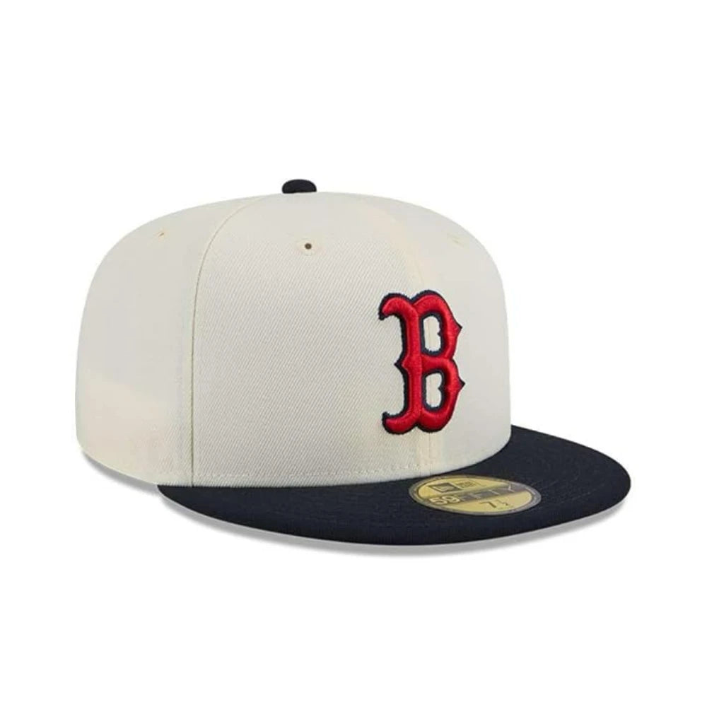 Gorra New Era 5950 MLB Evergreen Chrome Red Sox