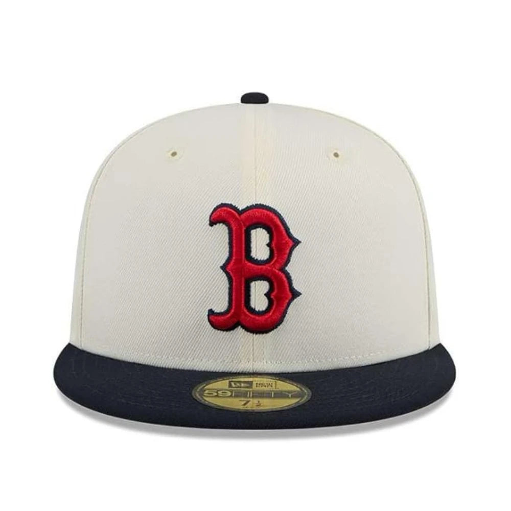 Gorra New Era 5950 MLB Evergreen Chrome Red Sox