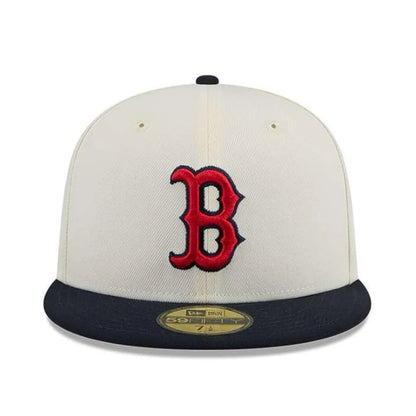 Gorra New Era 5950 MLB Evergreen Chrome Red Sox