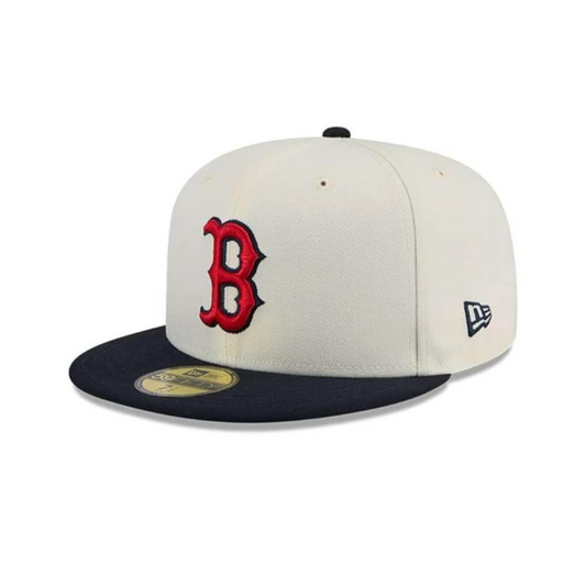 Gorra New Era 5950 MLB Evergreen Chrome Red Sox