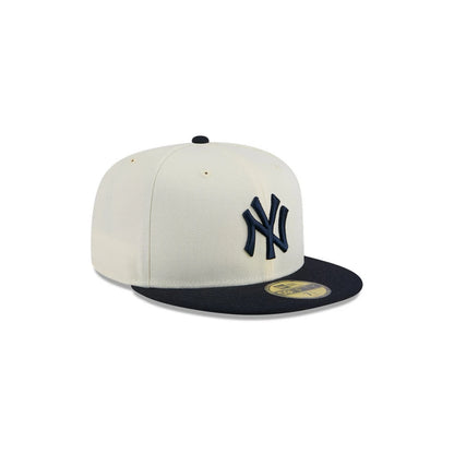 Gorra New Era 5950 MLB Evergreen Chrome Yankees