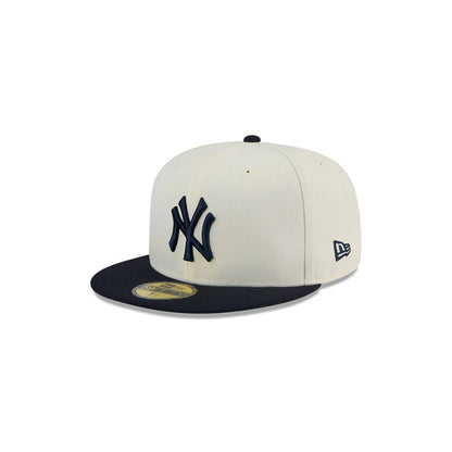 Gorra New Era 5950 MLB Evergreen Chrome Yankees