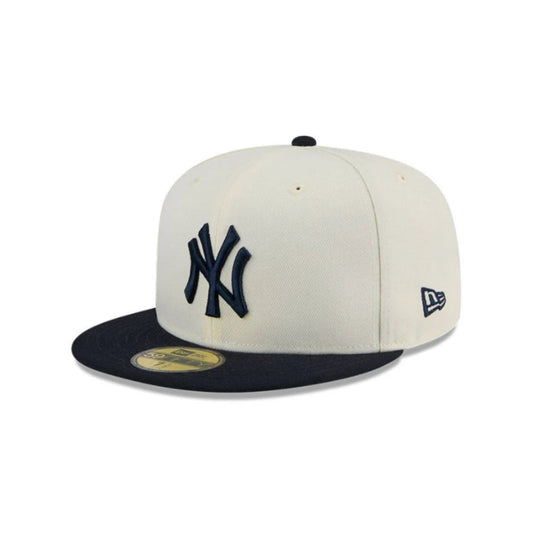 Gorra New Era 5950 MLB Evergreen Chrome Yankees