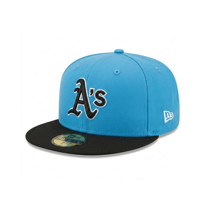 Gorra New Era 5950 MLB Fanatic Blue Athletics