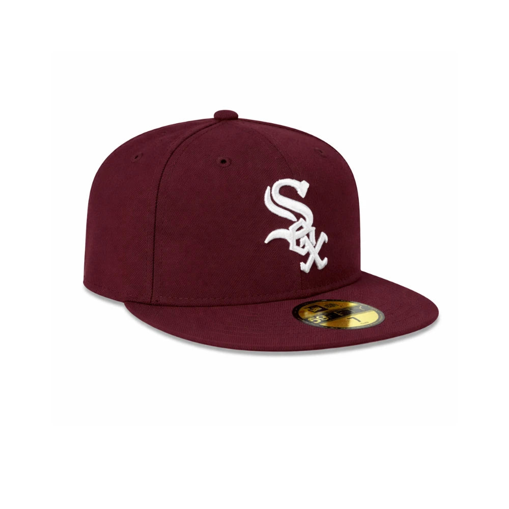 Gorra New Era 5950 MLB MLB Fitted Lila White Sox