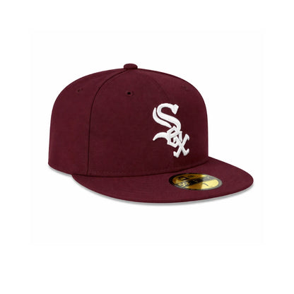 Gorra New Era 5950 MLB MLB Fitted Lila White Sox