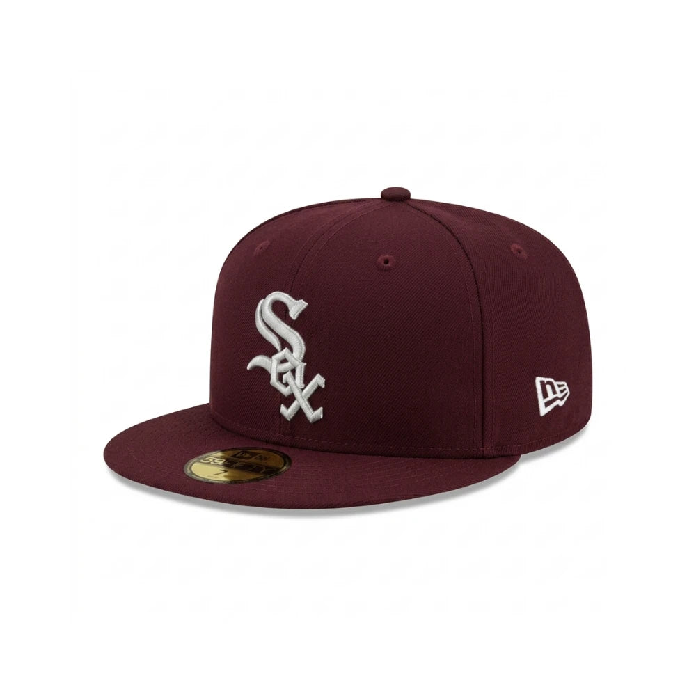 Gorra New Era 5950 MLB MLB Fitted Lila White Sox