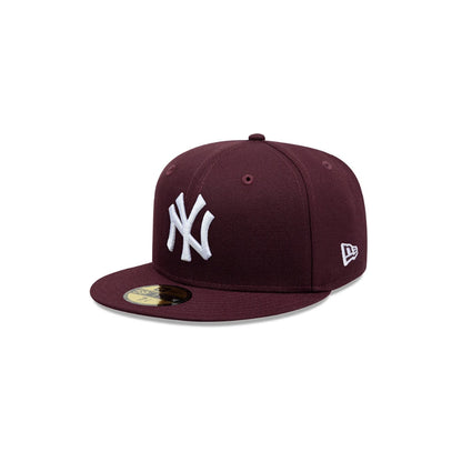 Gorra New Era 5950 MLB MLB Fitted Lila Yankees