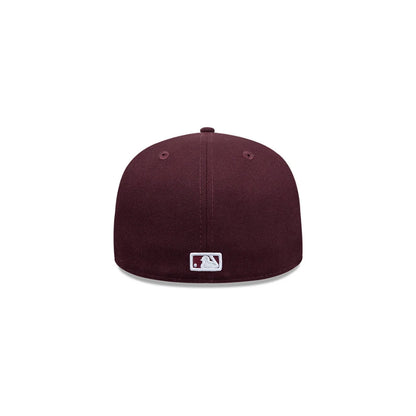Gorra New Era 5950 MLB MLB Fitted Lila Yankees