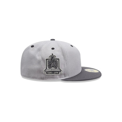 Gorra New Era 5950 MLB MLB Grey Graphite Cerrada Angels