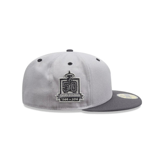 Gorra New Era 5950 MLB MLB Grey Graphite Cerrada Angels