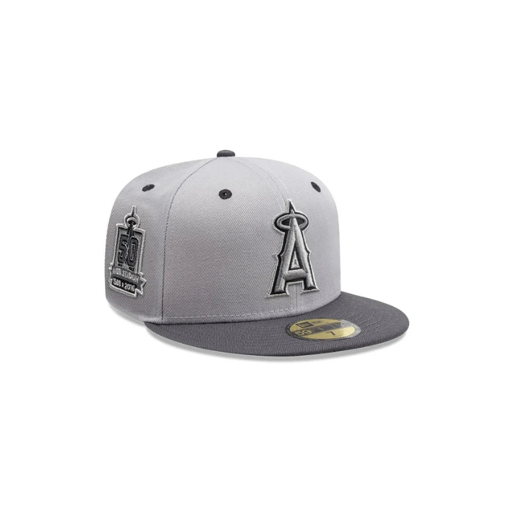 Gorra New Era 5950 MLB MLB Grey Graphite Cerrada Angels