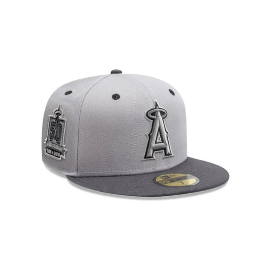 Gorra New Era 5950 MLB MLB Grey Graphite Cerrada Angels