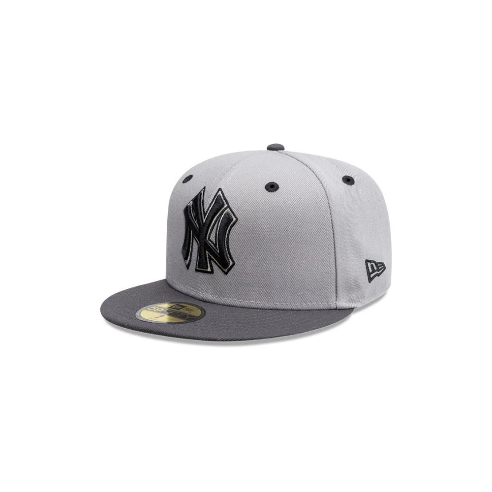 Gorra New Era 5950 MLB MLB Grey Graphite Cerrada Yankees