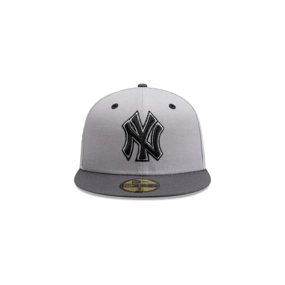 Gorra New Era 5950 MLB MLB Grey Graphite Cerrada Yankees