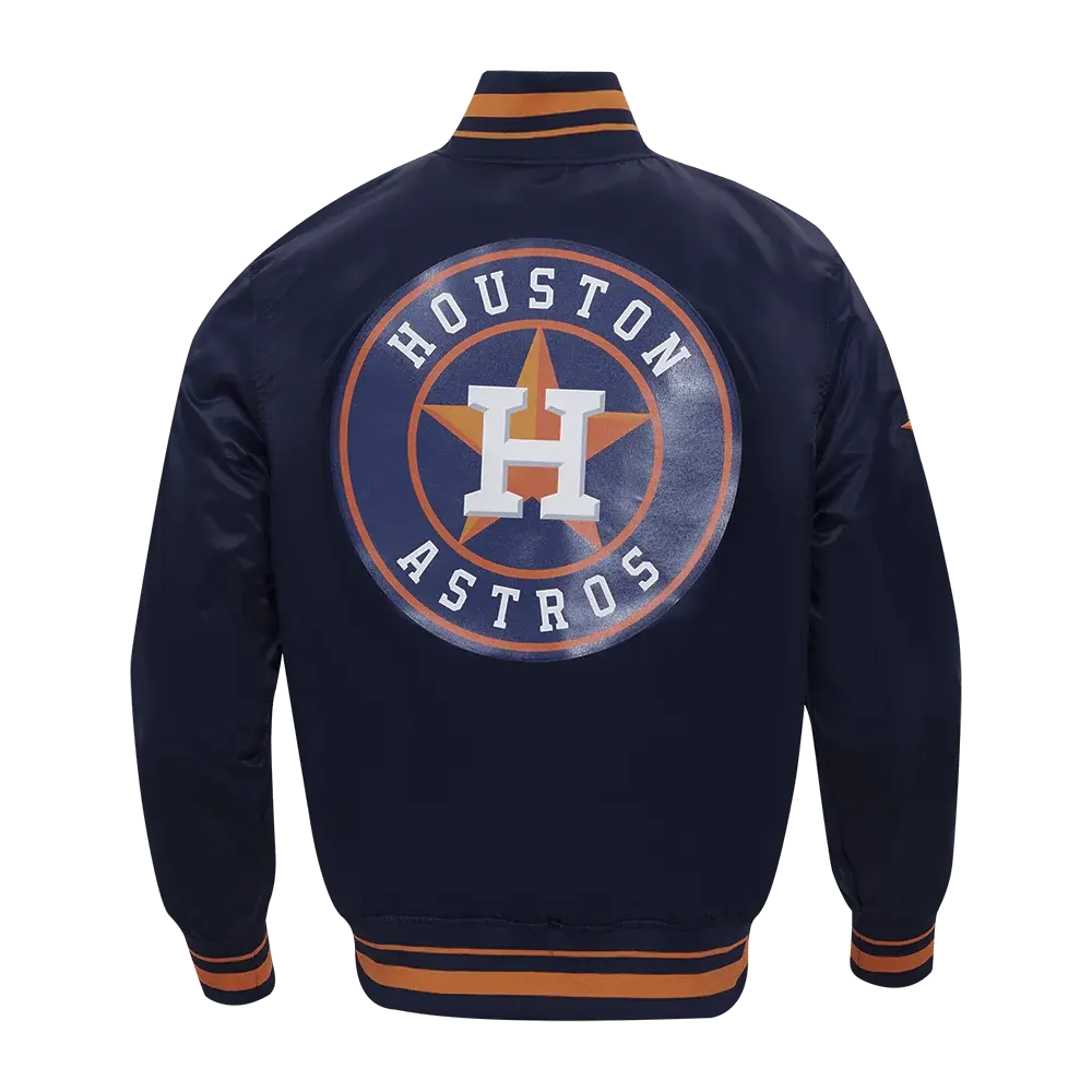 Chamarra Pro Standard MLB Script Tail Satín Astros