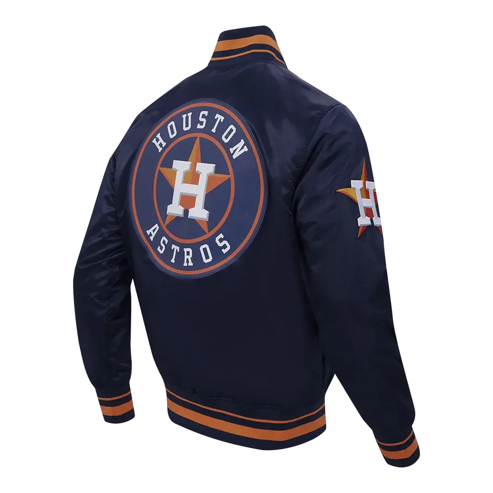 Chamarra Pro Standard MLB Script Tail Satín Astros
