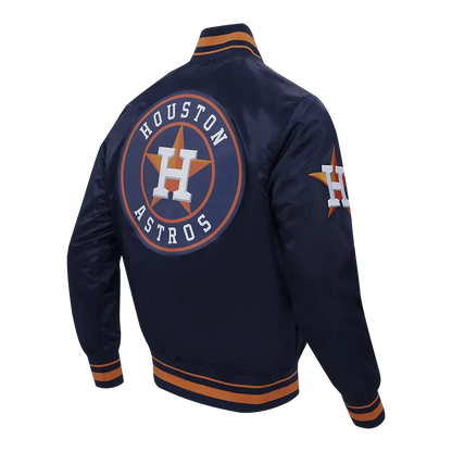 Chamarra Pro Standard MLB Script Tail Satín Astros