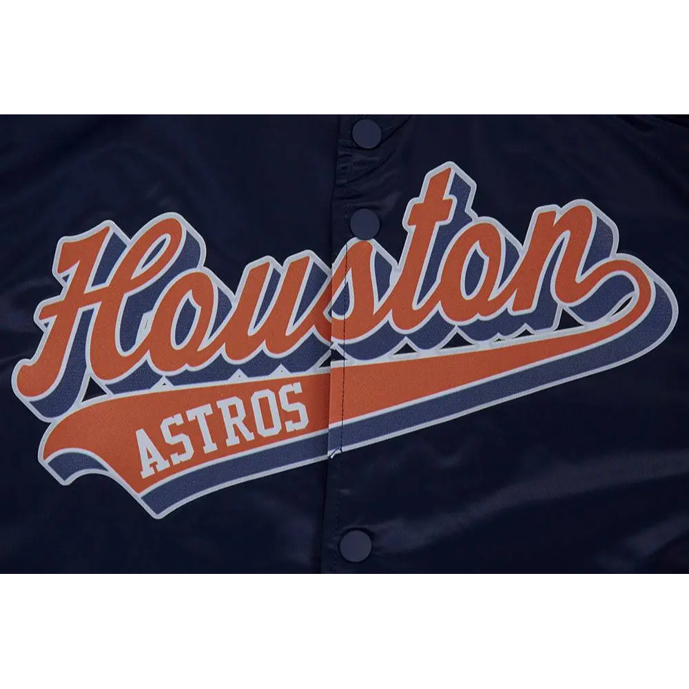 Chamarra Pro Standard MLB Script Tail Satín Astros