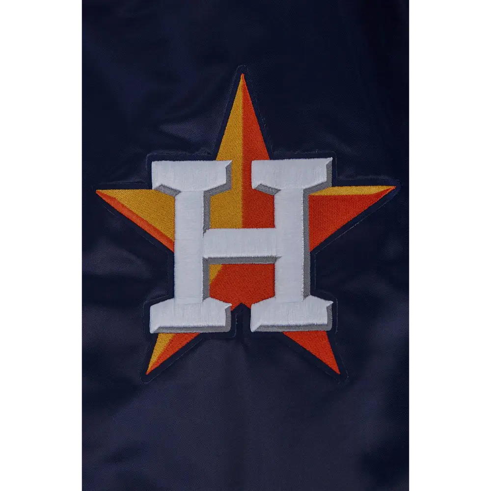 Chamarra Pro Standard MLB Script Tail Satín Astros
