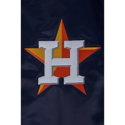 Chamarra Pro Standard MLB Script Tail Satín Astros