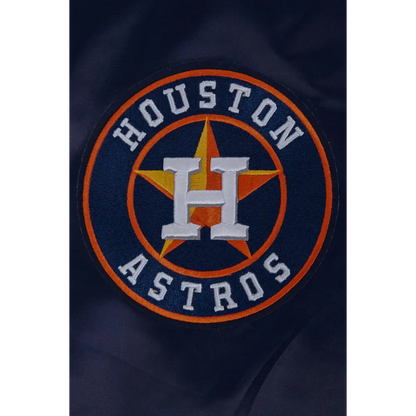Chamarra Pro Standard MLB Script Tail Satín Astros