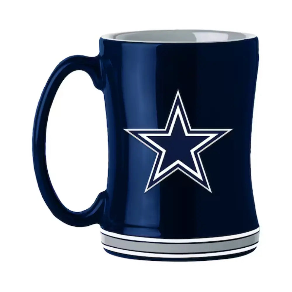 Taza NFL Relief Dallas Cowboys 14 Oz