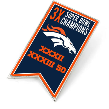 Pin Aminco NFL Championship Banner Broncos