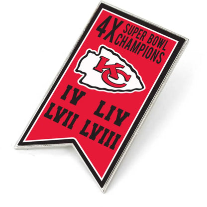 Pin Aminco NFL Championship Banner Chiefs