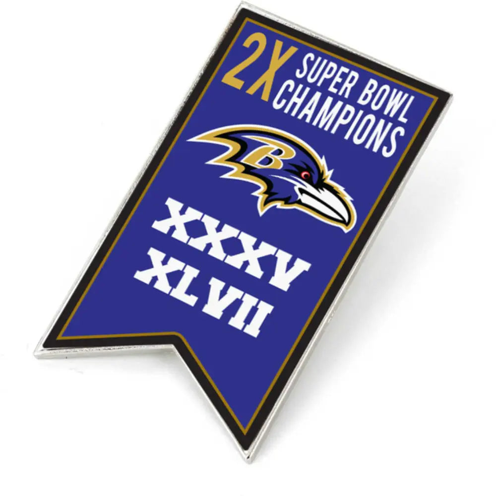 Pin Aminco NFL Championship Banner Ravens