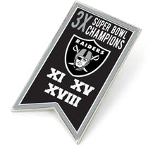 Pin Aminco NFL Championship Banner Raiders
