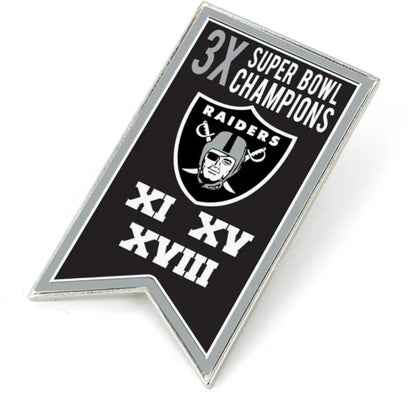 Pin Aminco NFL Championship Banner Raiders