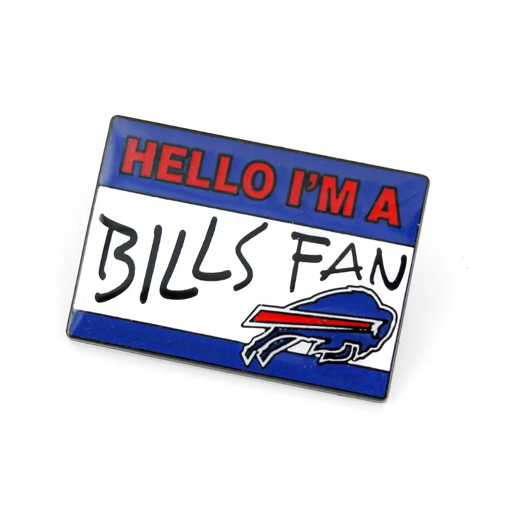 Pin Aminco NFL Name Tag Bills