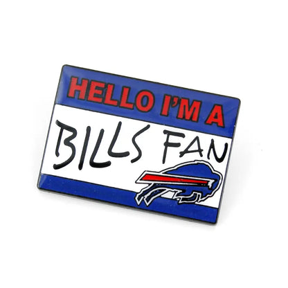Pin Aminco NFL Name Tag Bills