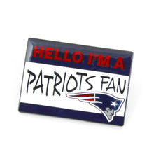 Pin Aminco NFL Name Tag  Patriots