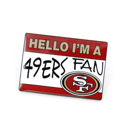 Pin Aminco NFL Name Tag 49Ers