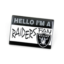 Pin Aminco NFL Name Tag Raiders Raiders