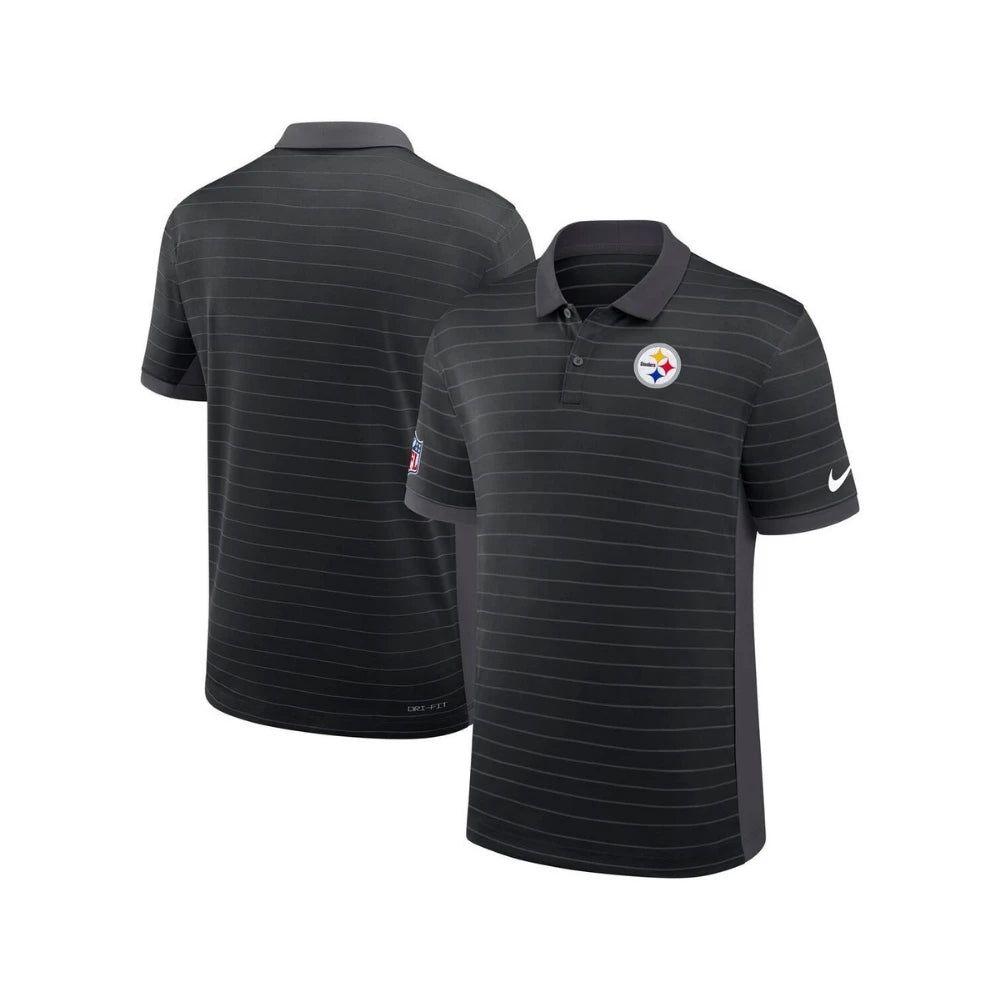 Polo Nike NFL Sidelinevictory Stripe Dri-Fit Steelers