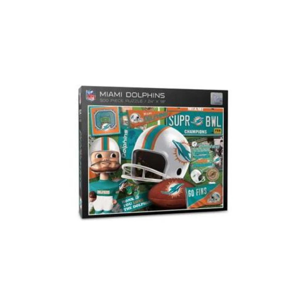 Rompecabezas YouTheFan NFL Retro Series Dolphins