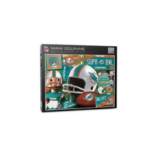 Rompecabezas YouTheFan NFL Retro Series Dolphins