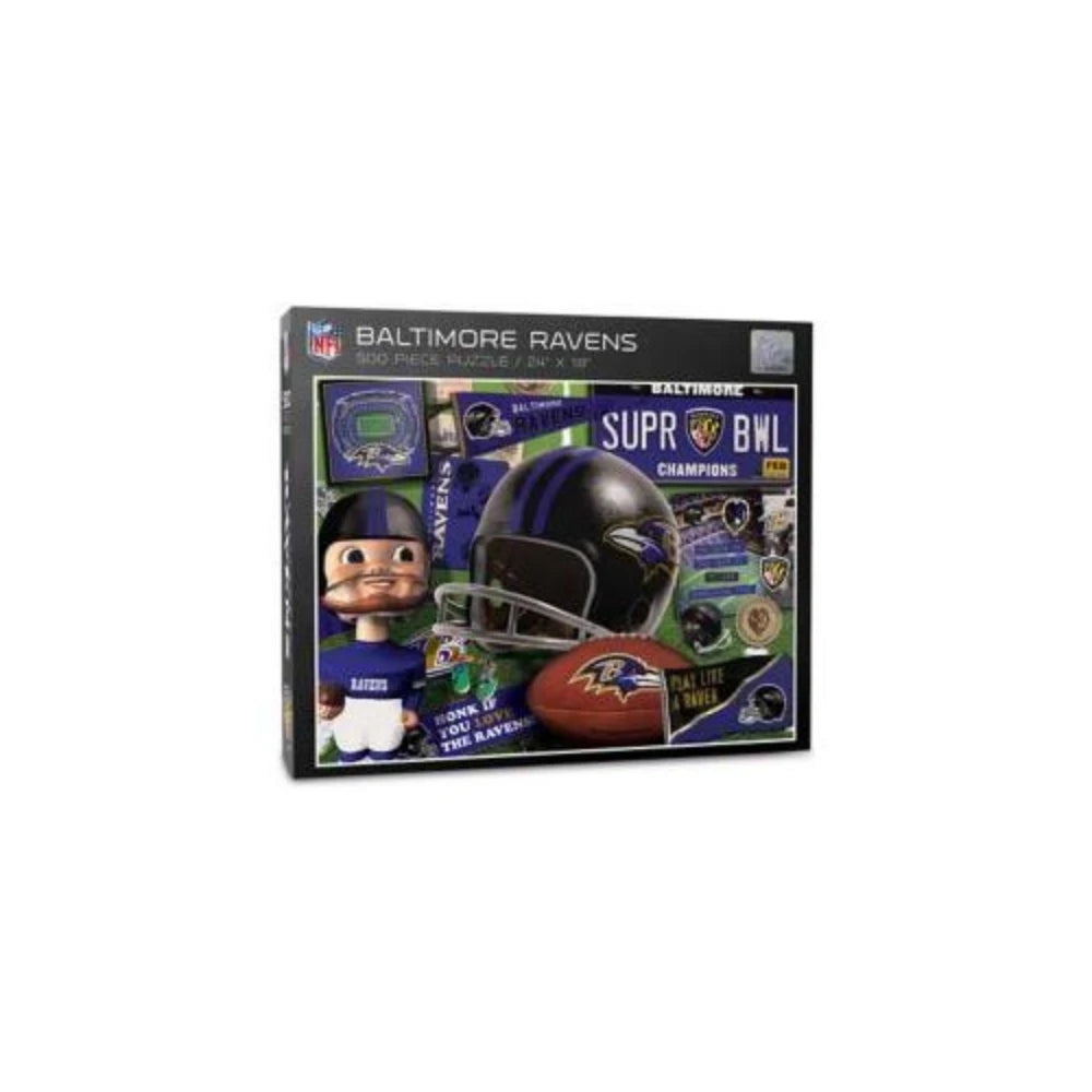 Rompecabezas YouTheFan NFL Retro Series Ravens