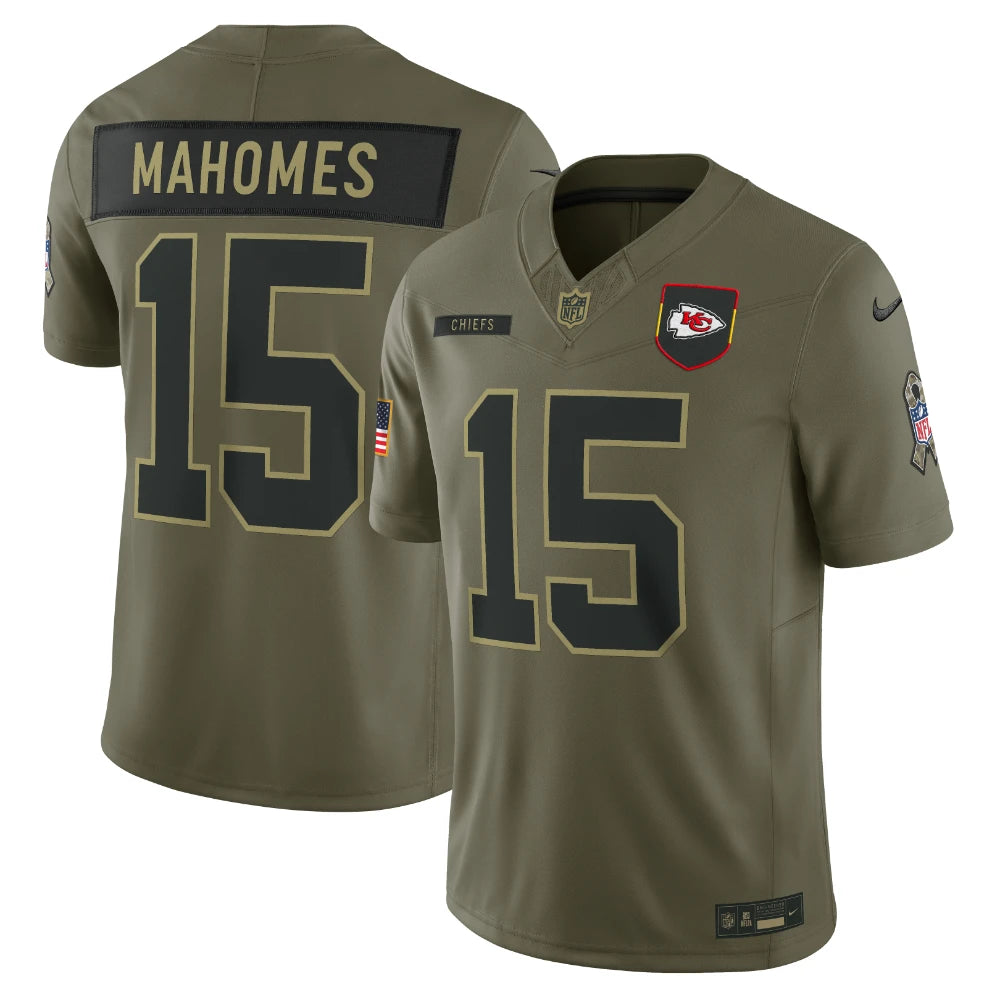 Jersey Nike NFL Salute To Service 2025 Chiefs Mahomes