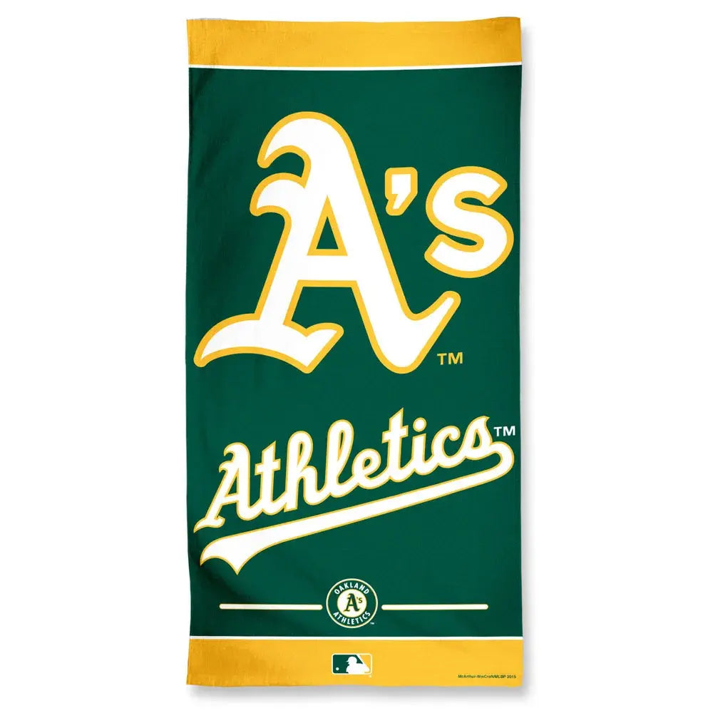 Toalla MLB Beach Style 30X60 Athletics
