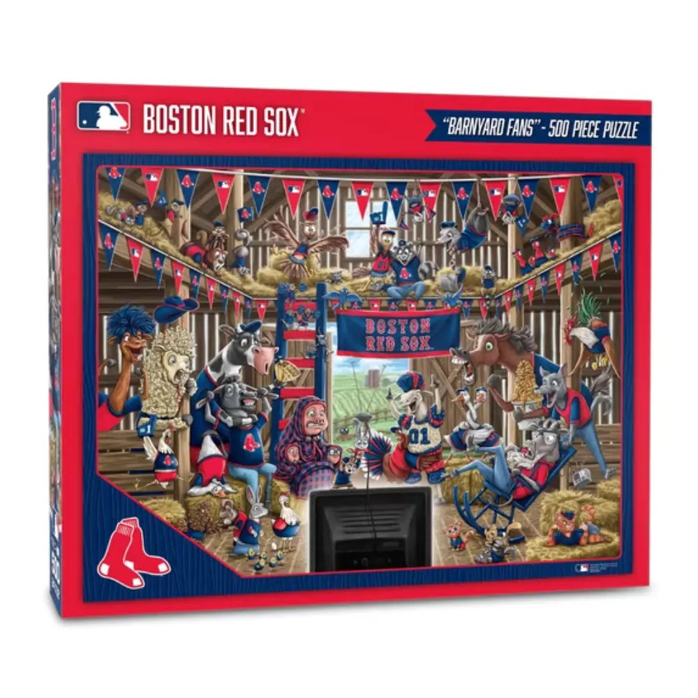 Rompecabezas YouTheFan MLB Barnyard Fans Red Sox