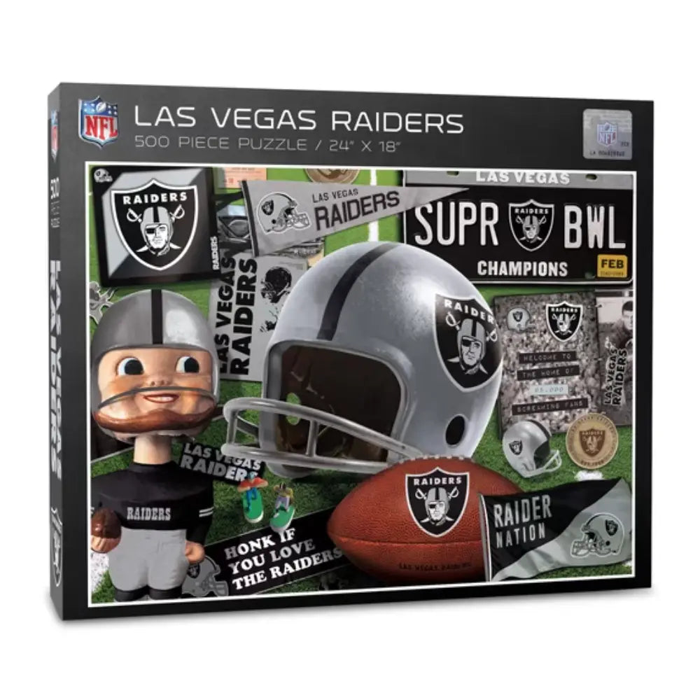 Rompecabezas YouTheFan NFL Retro Series Raiders