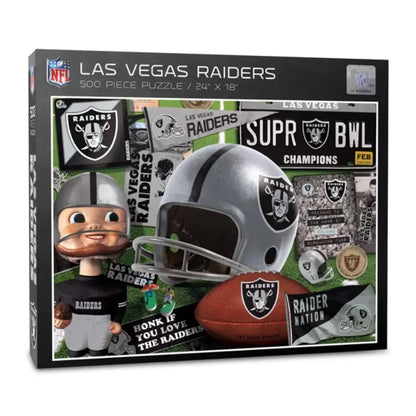 Rompecabezas YouTheFan NFL Retro Series Raiders