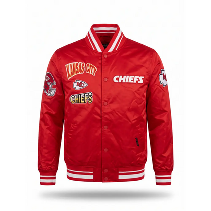 Chamarra Pro Standard NFL Turn It Up Satín Chiefs