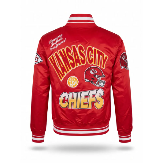 Chamarra Pro Standard NFL Turn It Up Satín Chiefs