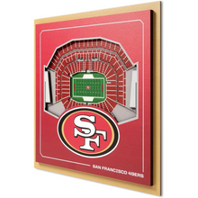 Cuadro NFL Stadium Series 3D 49Ers